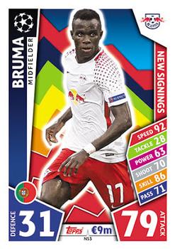2017-18 Topps Match Attax UEFA Champions League - New Signings #NS3 Bruma Front