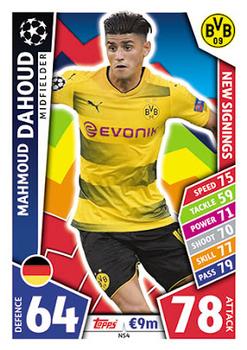 2017-18 Topps Match Attax UEFA Champions League - New Signings #NS4 Mahmoud Dahoud Front