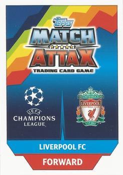 2017-18 Topps Match Attax UEFA Champions League - New Signings #NS8 Mohamed Salah Back