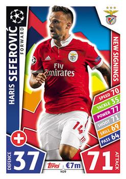 2017-18 Topps Match Attax UEFA Champions League - New Signings #NS9 Haris Seferovic Front