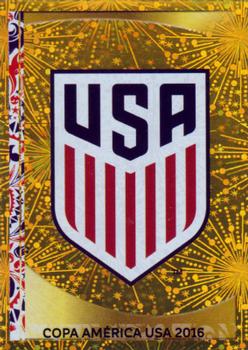 2016 Panini Copa America Centenario Stickers #14 USA Logo Front