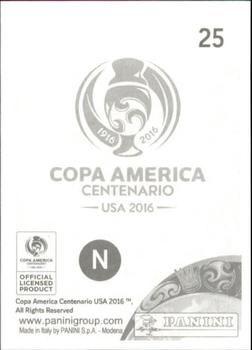 2016 Panini Copa America Centenario Stickers #25 Tim Ream Back