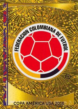 2016 Panini Copa America Centenario Stickers #38 Colombia Logo Front