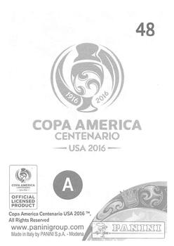2016 Panini Copa America Centenario Stickers #48 Johan Mojica Back