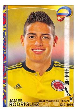 2016 Panini Copa America Centenario Stickers #53 James Rodriguez Front