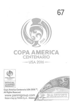 2016 Panini Copa America Centenario Stickers #67 Francisco Calvo Back