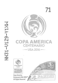 2016 Panini Copa America Centenario Stickers #71 Junior Diaz Back
