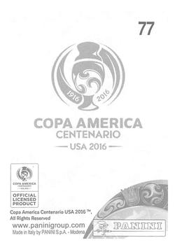 2016 Panini Copa America Centenario Stickers #77 Yeltsin Tejeda Back