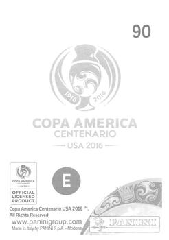 2016 Panini Copa America Centenario Stickers #90 Justo Villar Back