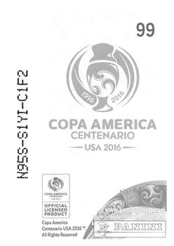 2016 Panini Copa America Centenario Stickers #99 Hernan Villalba Back
