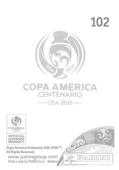 2016 Panini Copa America Centenario Stickers #102 Victor Caceres Back