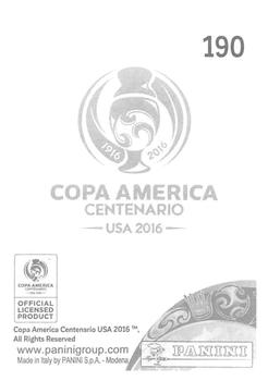 2016 Panini Copa America Centenario Stickers #190 Christian Ramos Back
