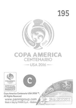 2016 Panini Copa America Centenario Stickers #195 Renato Tapia Back