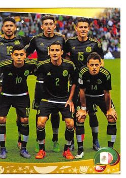 2016 Panini Copa America Centenario Stickers #208 Mexico Team Front