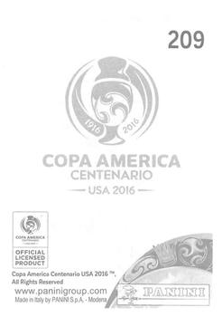 2016 Panini Copa America Centenario Stickers #209 Moises Munoz Back