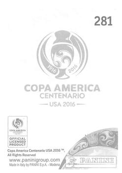 2016 Panini Copa America Centenario Stickers #281 Alain Baroja Back