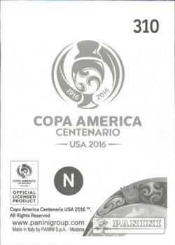2016 Panini Copa America Centenario Stickers #310 Gino Peruzzi Back