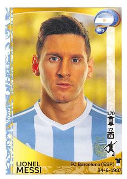 2016 Panini Copa America Centenario Stickers #325 Lionel Messi Front