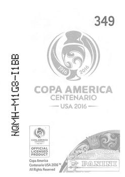 2016 Panini Copa America Centenario Stickers #349 Alexis Sanchez Back