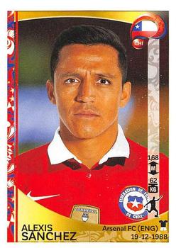 2016 Panini Copa America Centenario Stickers #349 Alexis Sanchez Front