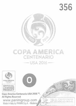 2016 Panini Copa America Centenario Stickers #356 Roman Torres Back