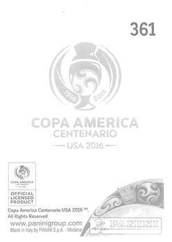 2016 Panini Copa America Centenario Stickers #361 Gabriel Gomez Back