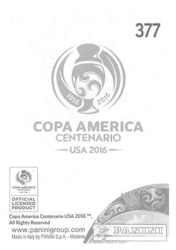 2016 Panini Copa America Centenario Stickers #377 Daniel Vaca Back