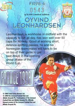 1998 Futera Liverpool - France 1998 #4 Oyvind Leonhardsen Back