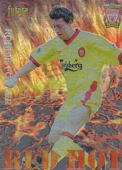 1998 Futera Liverpool - Red Hot #RH5 Robbie Fowler Front