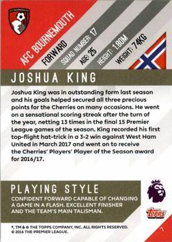 2017-18 Topps Premier Gold - Green #7 Joshua King Back