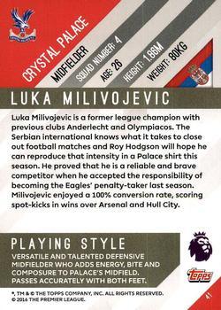 2017-18 Topps Premier Gold - Green #41 Luka Milivojevic Back