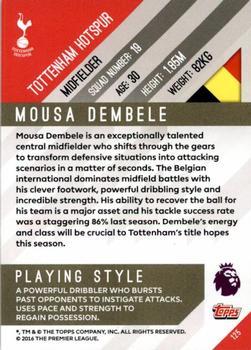 2017-18 Topps Premier Gold - Green #125 Mousa Dembele Back
