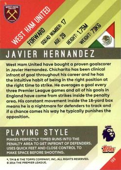 2017-18 Topps Premier Gold - Green #180 Javier Hernandez Back