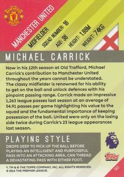 2017-18 Topps Premier Gold - Green #192 Michael Carrick Back