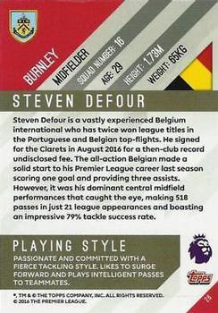 2017-18 Topps Premier Gold - Red #26 Steven Defour Back