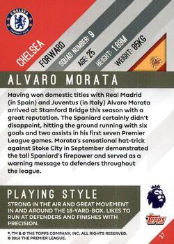 2017-18 Topps Premier Gold - Red #37 Alvaro Morata Back