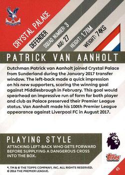 2017-18 Topps Premier Gold - Red #40 Patrick Van Aanholt Back