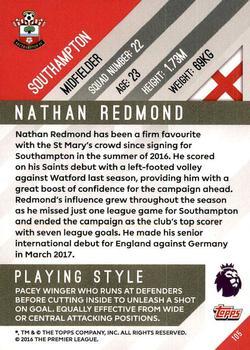 2017-18 Topps Premier Gold - Red #105 Nathan Redmond Back
