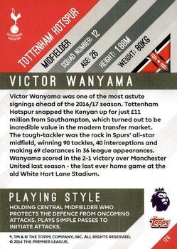 2017-18 Topps Premier Gold - Red #126 Victor Wanyama Back