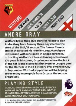 2017-18 Topps Premier Gold - Red #135 Andre Gray Back