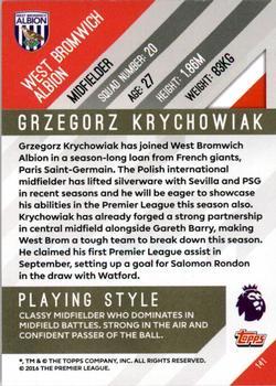 2017-18 Topps Premier Gold - Red #141 Grzegorz Krychowiak Back