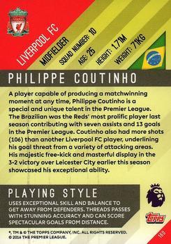 2017-18 Topps Premier Gold - Red #160 Philippe Coutinho Back