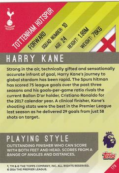 2017-18 Topps Premier Gold - Red #179 Harry Kane Back
