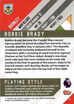 2017-18 Topps Premier Gold - Yellow #27 Robbie Brady Back