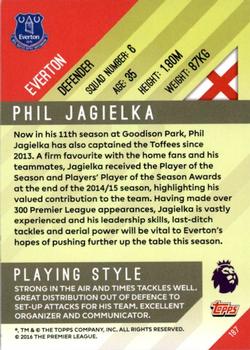 2017-18 Topps Premier Gold - Yellow #187 Phil Jagielka Back