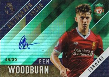 2017-18 Topps Premier Gold - Autographs Green #NNO Ben Woodburn Front