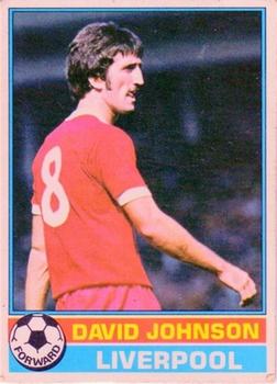 1977-78 Topps Footballer English (Red Backs) #11 David Johnson Front