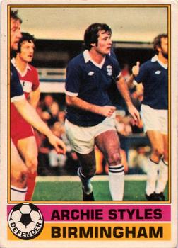 1977-78 Topps Footballer English (Red Backs) #19 Archie Styles Front