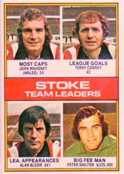 1977-78 Topps Footballer English (Red Backs) #117 Stoke City Team Leaders Front