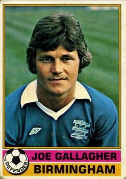 1977-78 Topps Footballer English (Red Backs) #148 Joe Gallagher Front